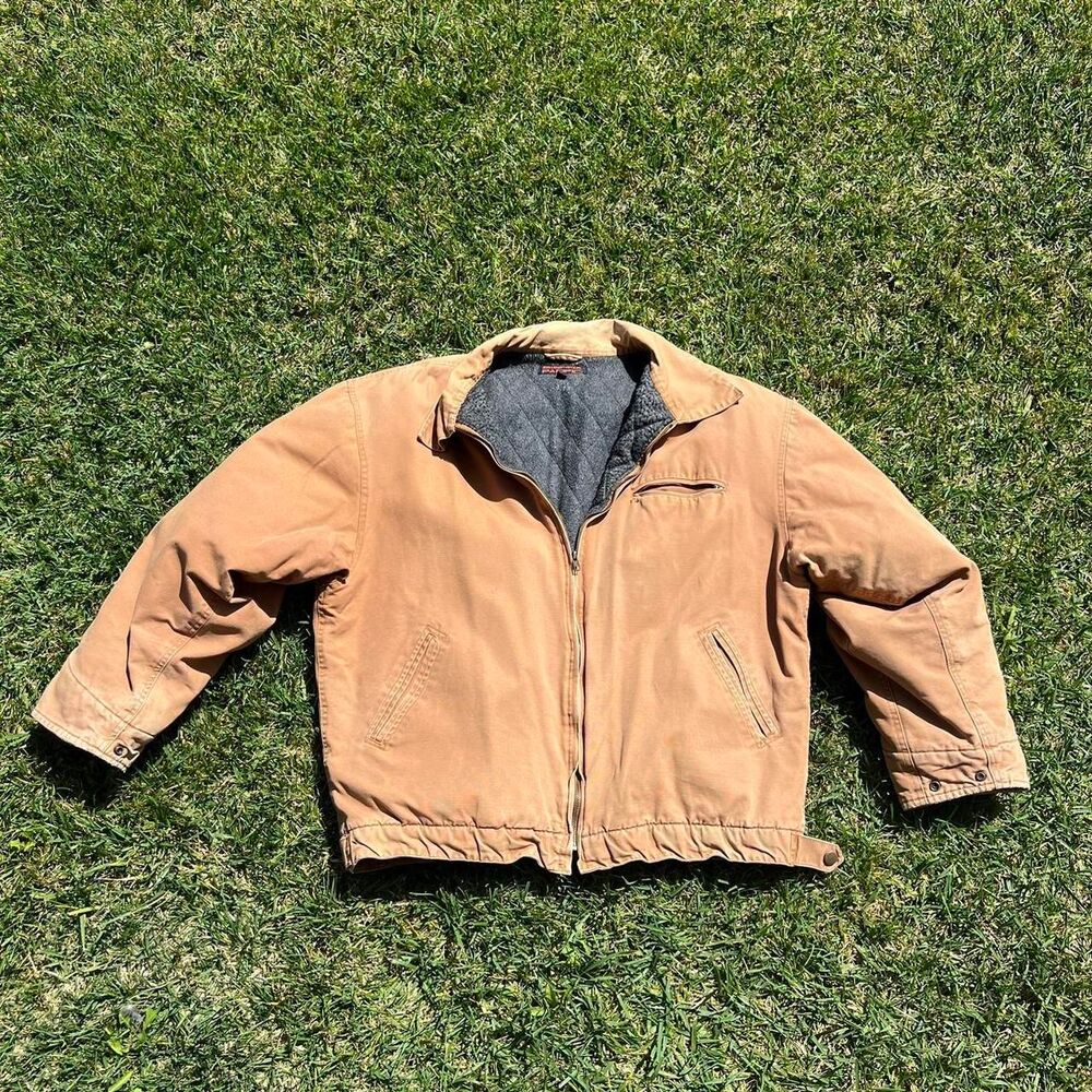 Sierra Pacific Barn Chore jacket brown lined mens size Xl